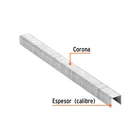 Caja con 5000 grapas corona 3/8' calibre 22, 8mm p/ENNE-70 2