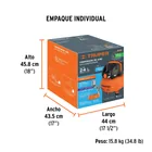 Kit compresor libre de aceite 24L, manguera y pistola,TRUPER 6