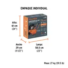 Compresor lubricado, 25L, 3HP, horizontal, 127V, TRUPER 6