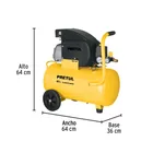 Compresor lubricado, 40L, 3HP, horizontal, 127V, PRETUL 2