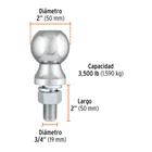 Bola de arrastre para remolque, 2', 3,500 lb, TRUPER 4