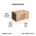Estufilla portátil para gas, encendido electrónico, TRUPER 7