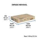 Parrilla gas empotrable 60cm, 4 quem, vidrio negro, RIVIERA 6