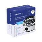 Parrilla eléctrica red. 1 quemador espiral, blanca, VOLTECK 5