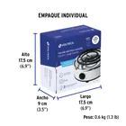Parrilla eléctrica red. 1 quemador espiral, blanca, VOLTECK 6