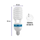 Lámpara espiral 85 W base mogul E39 220 V luz día, caja 3