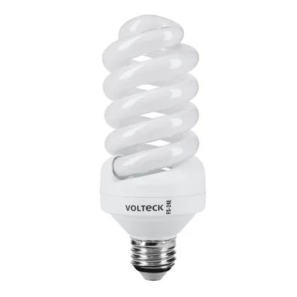 Lámpara espiral T4 24 W luz neutra en blíster, VOLTECK