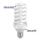 Pack 4 lámparas espiral T4 28 W luz de día, caja, VOLTECK 2