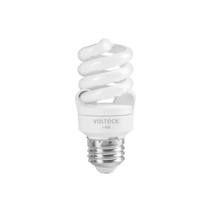 Lámpara espiral mini T2 9 W luz de día en blíster, VOLTECK