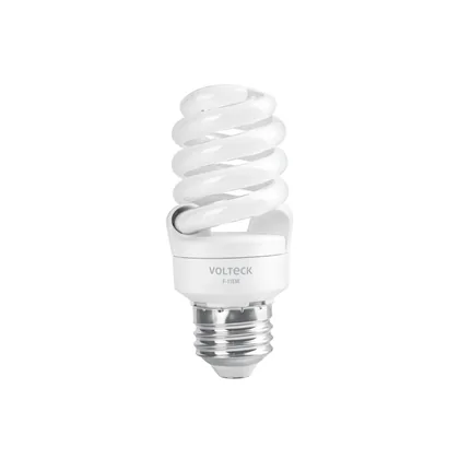 Lámpara espiral mini T2 11 W luz de día en blíster, VOLTECK