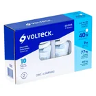 Pack de 4 lámparas espiral mini T2 9 W luz de día, en caja 1