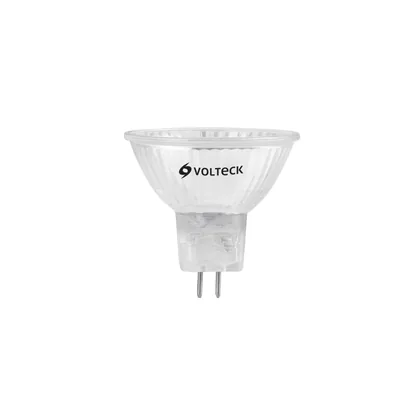 Lámpara de halógeno transp. 50 W tipo MR16 en caja, VOLTECK