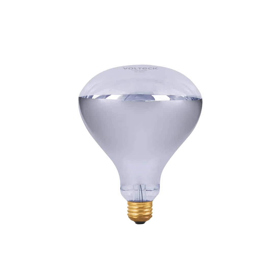 Lámpara incandescente de calor, BR40 250 Watts, transparente