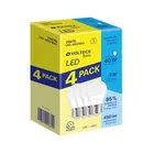 Pack 4 focos LED 5W (40W) G45, 6500K fría, 450 lm, BASIC 1