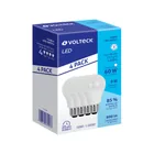 Pack 4 focos LED 9W (60W) A19, 6500K blanca fría, 800 lm 1