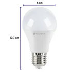 Pack 4 focos LED 9W (60W) A19, 6500K blanca fría, 800 lm 3