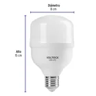 Foco LED alta potencia 20 W (170 W), 6500 K, E26, VOLTECK 3
