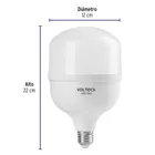 Foco LED alta potencia 40 W (350 W), 6500 K, E26, VOLTECK 3