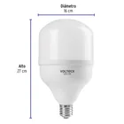 Foco LED alta potencia 70 W (750 W), 6500 K, E39, VOLTECK 3