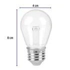 Foco LED 1 W sin filamento, S14, 2200K ambar, E26, VOLTECK 3