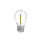 Foco LED filamento 1 W, S14, 2200K luz ambar, E26, VOLTECK 1
