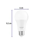 Foco LED 10W (75W) A19, sensor de luz, 6500K, VOLTECK 3