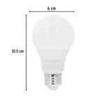 Foco LED 9W (60W) A19 3000K blanca cálida atenuable, VOLTECK 3
