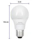 Foco LED 8W (60W) A19, con 3 tonos de luz, VOLTECK 3