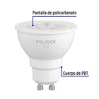 Foco LED MR16 GU10 6 W (40W) 6500 K luz blanca fría, VOLTECK 2