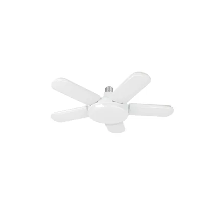 Lámpara LED tipo ventilador 50W, 5 aspas, 6500K, BASIC