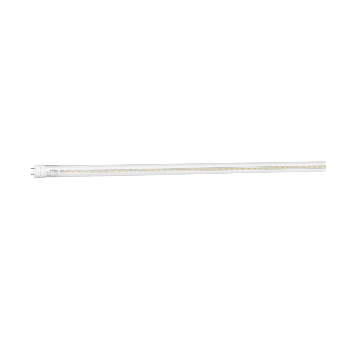 Tubo LED T8 18W G13, 6500K blanca fría, transparente, BASIC