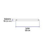 Tubo LED T8 18W G13, 6500K blanca fría, opalino, BASIC 2
