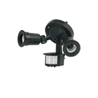 Arbotante negro c/sensor movimiento, lámparas no incluidas 1
