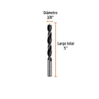 Broca con punta centradora para madera 3/8', TRUPER 3