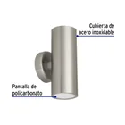 Arbotante LED exterior 10 W 3000K, 2 spots, 6x16 cm, VOLTECK 3