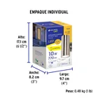 Arbotante LED exterior 10 W 3000K, 2 spots, 6x16 cm, VOLTECK 7