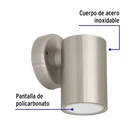 Arbotante LED exterior 5 W 3000K, 1 spot, 6x9 cm, VOLTECK 2