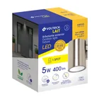 Arbotante LED exterior 5 W 3000K, 1 spot, 6x9 cm, VOLTECK 6