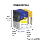 Arbotante LED exterior 5 W 3000K, 1 spot, 6x9 cm, VOLTECK 7