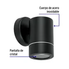 Arbotante de acento 1 spot negro, lámpara no incluida 2