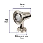 Sobrepuesto exterior, cilíndrico, spot, 1xMR16GU5.3, VOLTECK 3