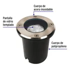 Luminario para exterior empotrado en piso para MR16 GU10 3