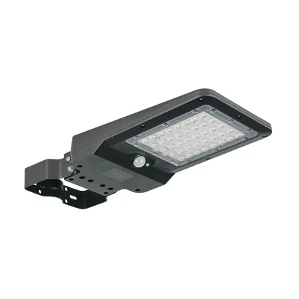 Luminario suburbano solar LED 8 W 6500 K con sensor de luz