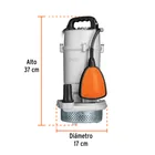 Bomba sumergible cubierta aluminio,agua limpia, 1 HP, TRUPER 3