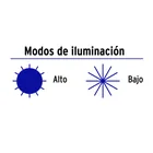 Luminario suburbano solar LED 15 W 6500 K con sensor de luz 5