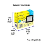 Reflector LED para exteriores 20W 6500K, VOLTECK BASIC 7