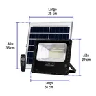 Reflector LED con panel solar 100W 6500K, VOLTECK 3
