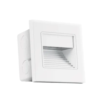 Luminario LED empotrable de cortesía 1W 3000K blanco VOLTECK