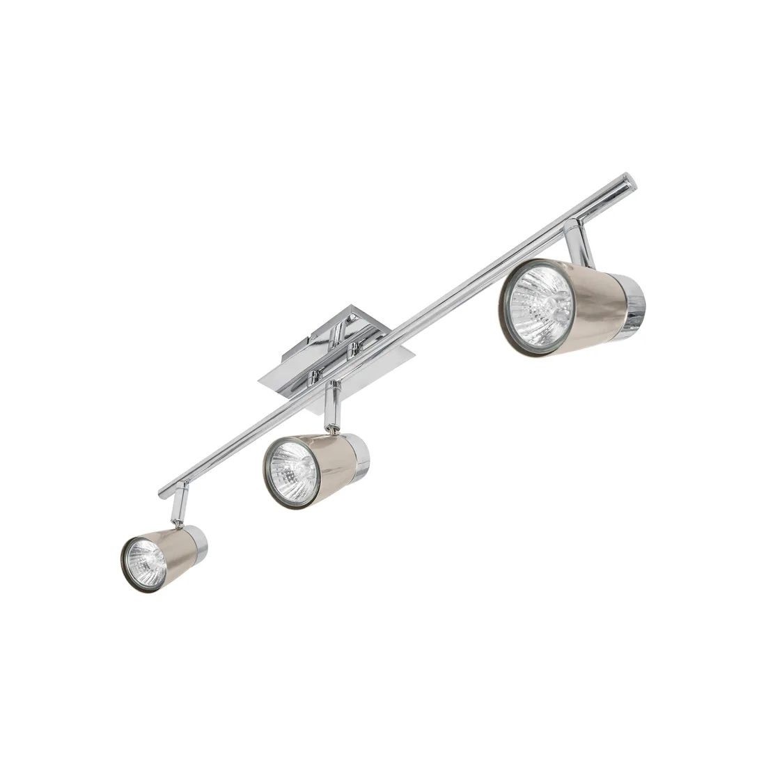 Luminario de sobreponer con 3 spots base GU10, VOLTECK