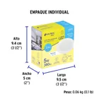 Luminario LED empotrable 5 W 6500 K, redondo, VOLTECK BASIC 6